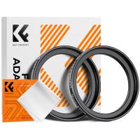 Bague d'adaptation de filtre en aluminium de qualité aéronautique, anneau élévateur de 39 à 43mm, paquet de 2 avec un chiffon de nettoyage