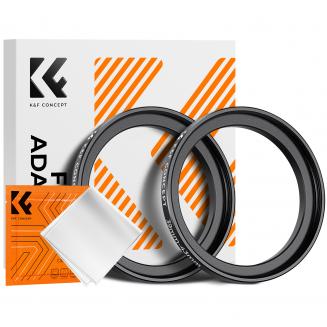39-43 mm Filter Adapterring Set van 2 met Reinigingsdoekje
