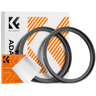 Anello Step-up KOMET Da 67mm A 72mm: Monta Filtri Più Grandi Sulla Tua Lente (2 Pezzi + Panno)