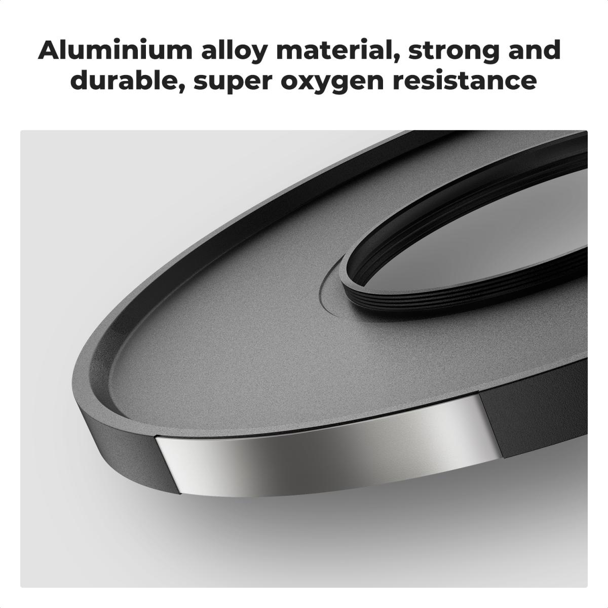 حلقة محول صندوق غير لامعة مقاس 49 مم