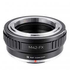 Bague d'adaptation Objectif M42 vers Boîtier Fujifilm X (FX) pour Fuji X-T4 X-T3 X-PRO3 X-H2S