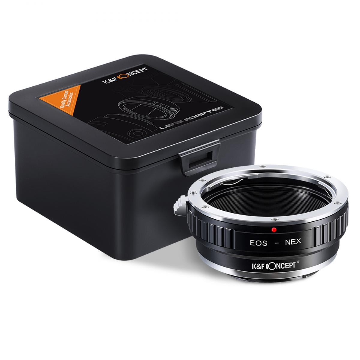 EOS-NEX Lens Adapter Handmatige Focus Compatibele Canon EOS EF Lenzen voor Sony E Camera Lichaam