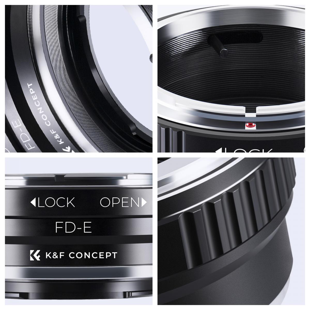 FD-NEX 1 Lens Adapter Handmatige Focus Compatibele M13101 Canon FD/FL Lenzen voor Sony Alpha/NEX E Camera Lichaam