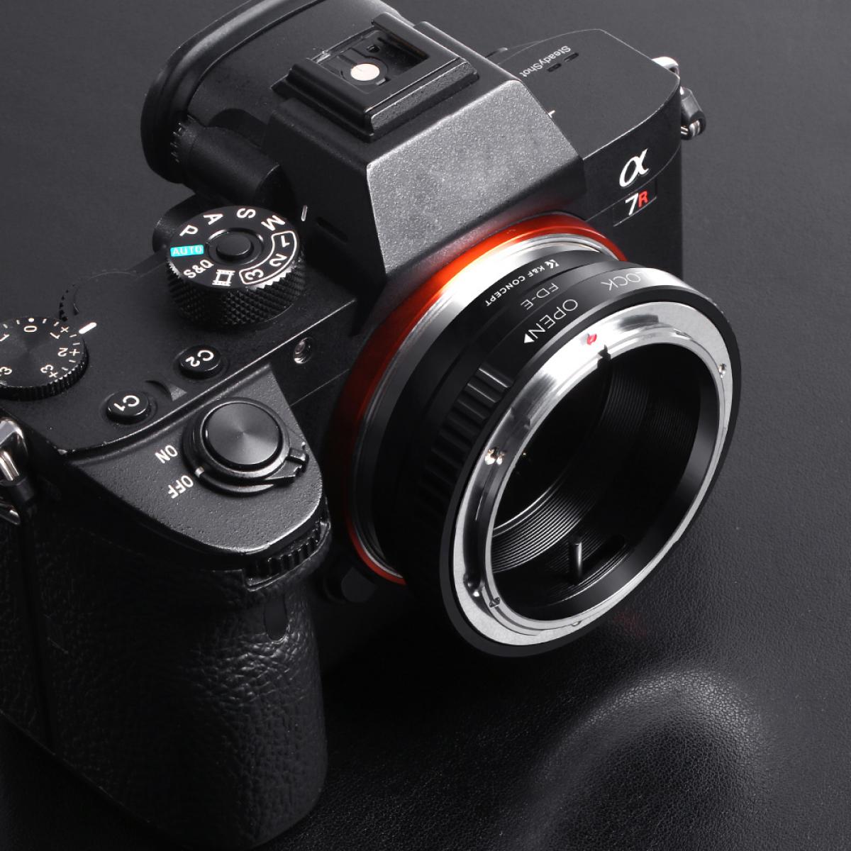 FD-NEX 1 Lens Adapter Handmatige Focus Compatibele M13101 Canon FD/FL Lenzen voor Sony Alpha/NEX E Camera Lichaam