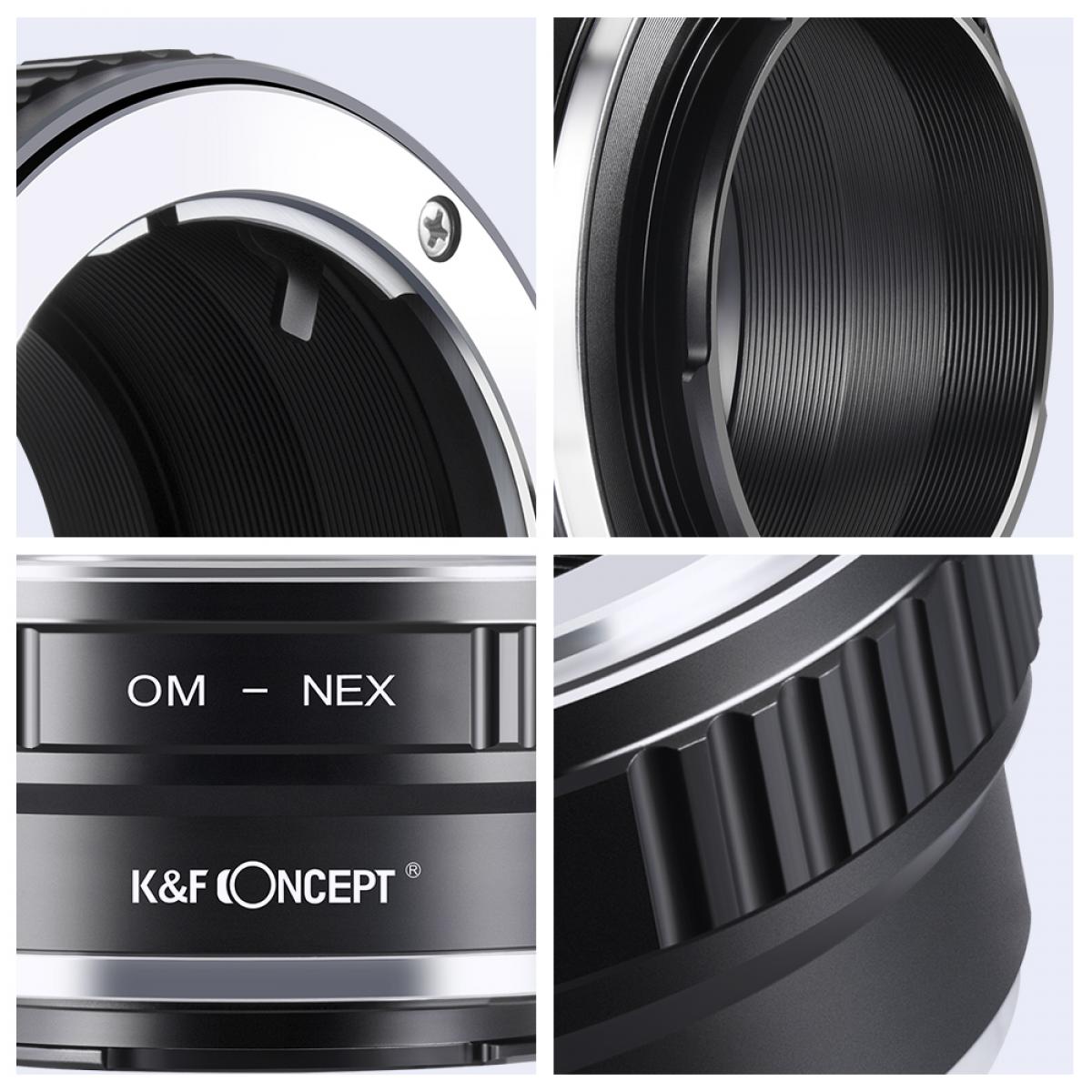 OM-NEX 1 Lens Adapter Handmatige Focus Compatibele Olympus OM Lenzen voor Sony E Camera Lichaam