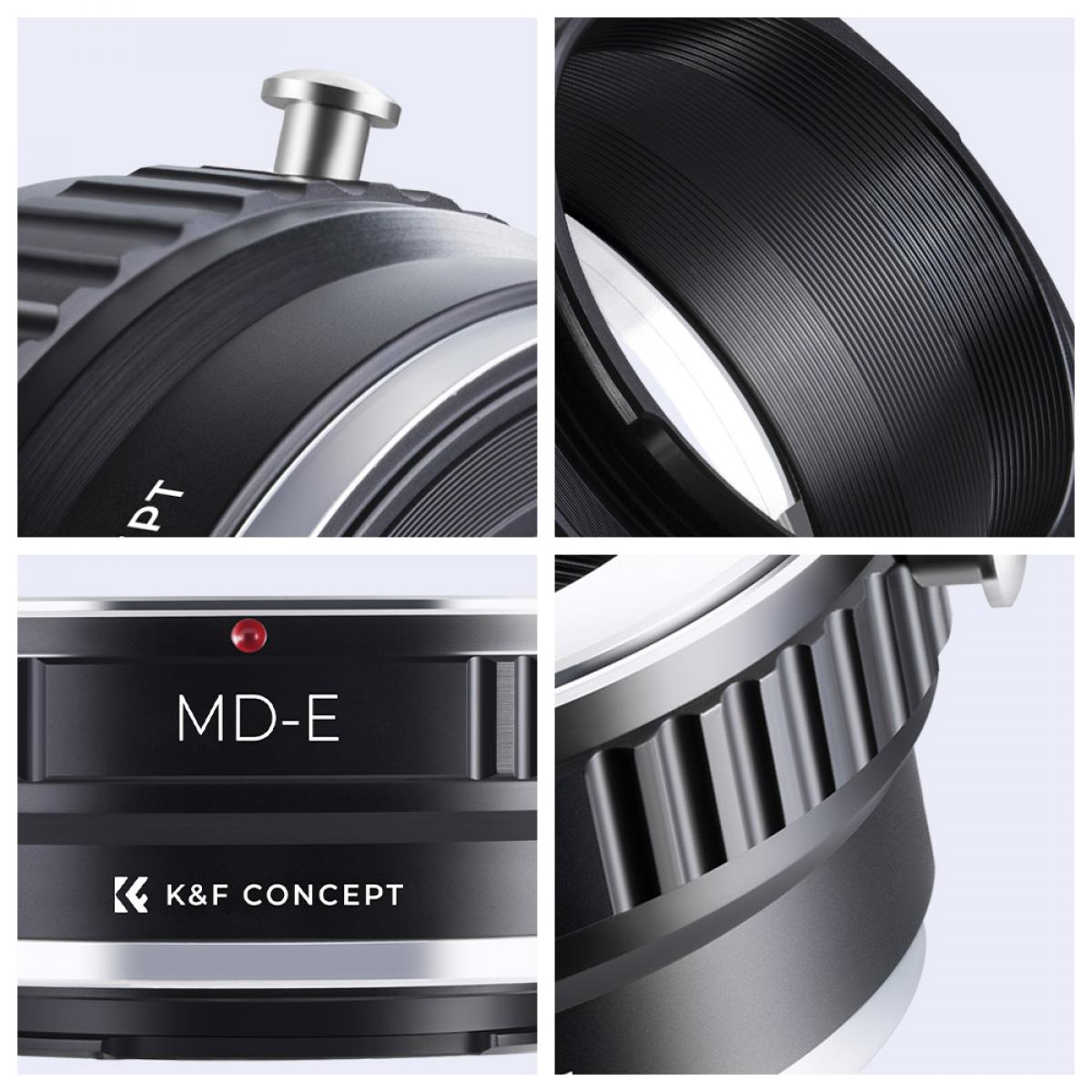 MD-NEX1 Lens Adapter Handmatige Focus Compatibele Minolta MD MC Lenzen voor Sony E/NEX/Alpha Camera Lichaam
