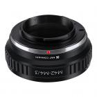 M42 objektiv til Micro 4/3 objektivadapter, M42 skruemontering til Micro Four Thirds M43 MFT passer til Olympus PE, Panasonic Lumix