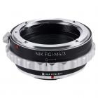 Nikon G/F/AI/AIS/D Linser til M43 Kamera Adapter