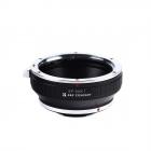 Canon EF -objektiivit Nikon 1 -objektiivikiinnityssovittimeen K&F Concept M12201 -objektiivisovitin