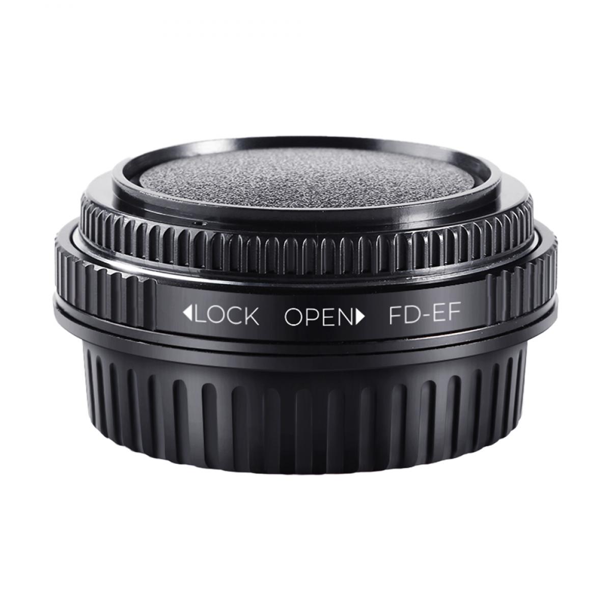 FD-EOS Met Glas 1 Lens Adapter Handmatige Focus Compatibele Canon FD FL Lenzen voor Canon EOS Camera Lichaam