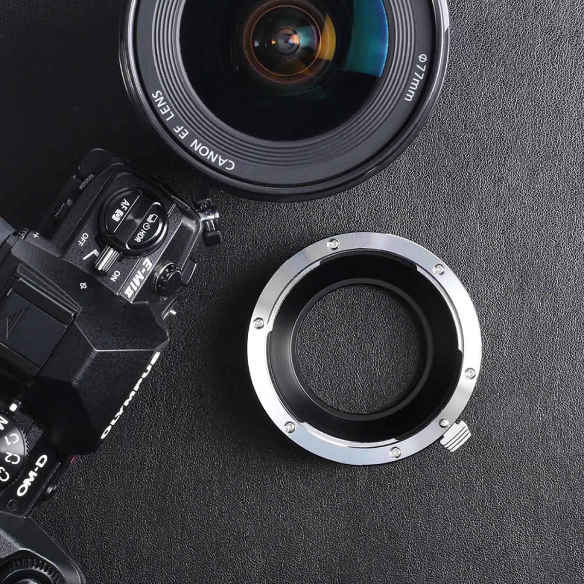 EF-M4/3 Lens Adapter Handmatige Focus Compatibele Canon EF Lenzen voor M43 MFT Camera Lichaam