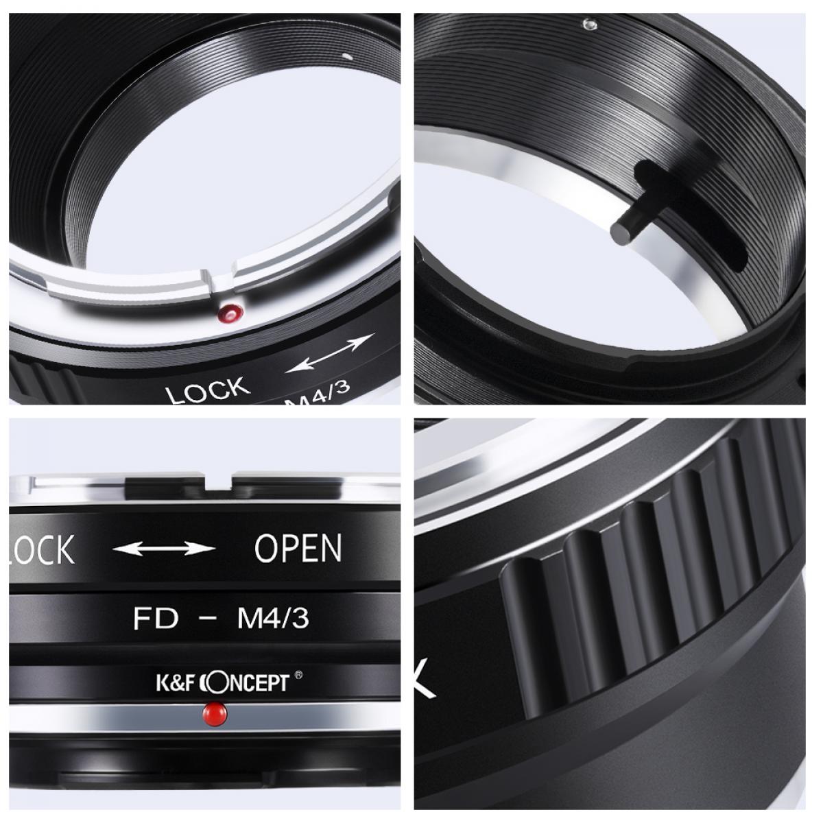 FD-M4/3 Lens Adapter Handmatige Focus Compatibele Canon FD Lenzen voor M43 MFT Camera Lichaam
