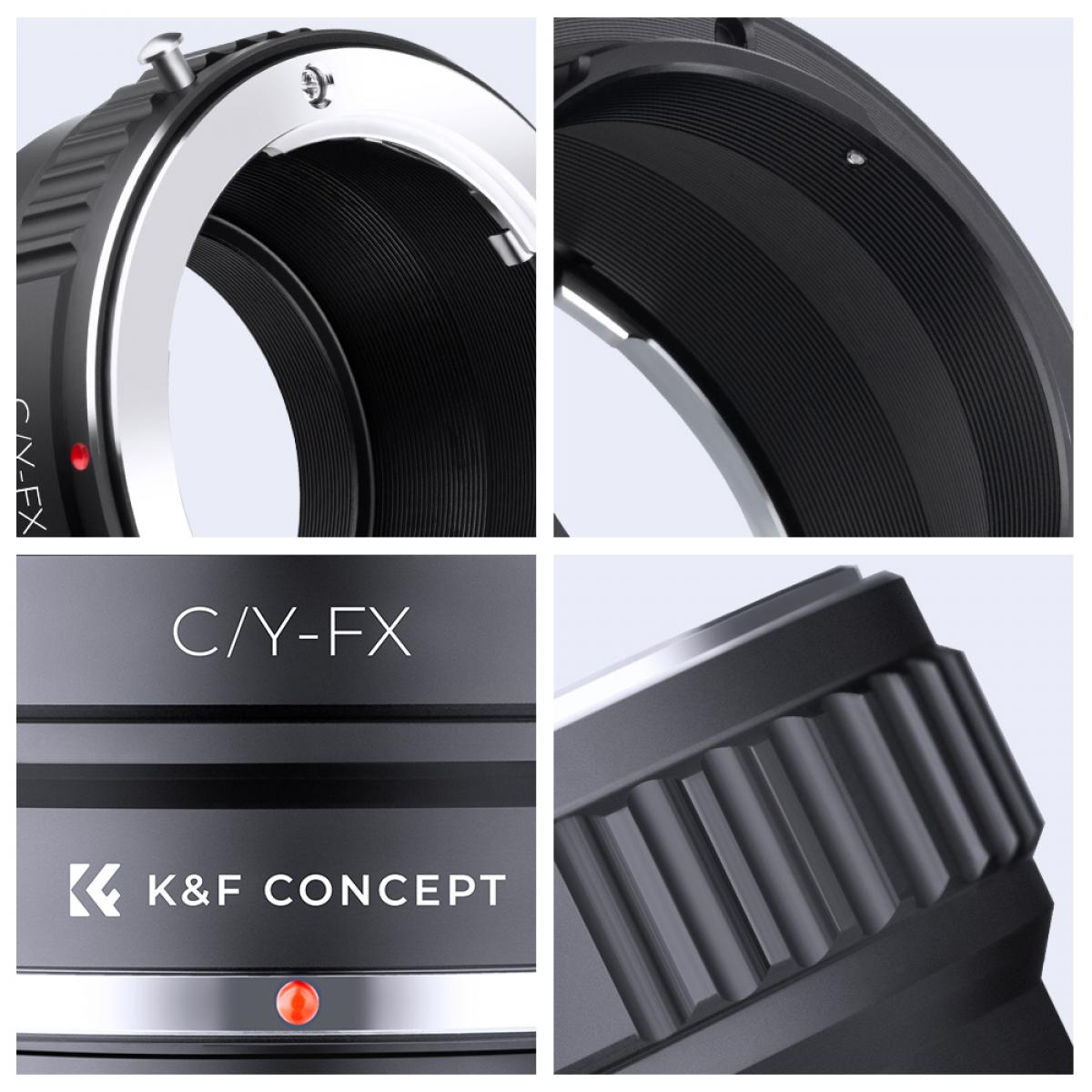Contax Yashica Lens to Fuji X Camera Lens Mount Adapter – K&F Concept M14111