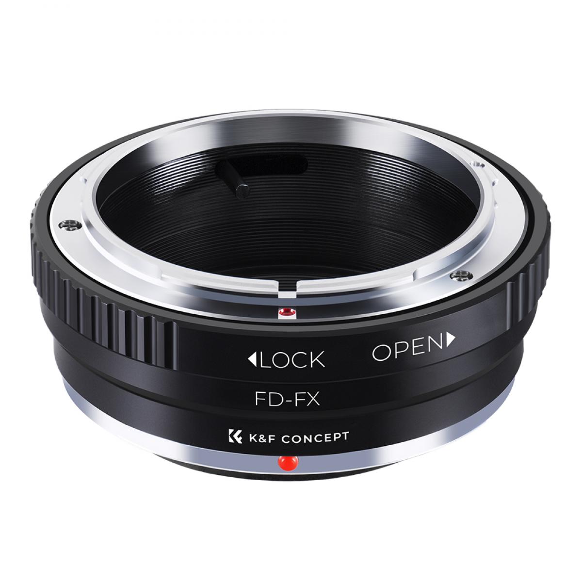 Canon FD Lens to Fujifilm FX Mount Mirrorless Camera Adapter K&F Concept Lens Mount Adapter