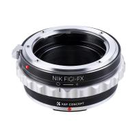 Bague d'Adaptation pour Objectif Nikon G/F/AI/AIS/D vers Fuji X Mount Appareil Photo