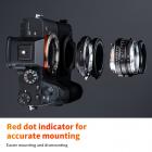 Leica M Objektiv til Sony E Mount Kamera Adapter