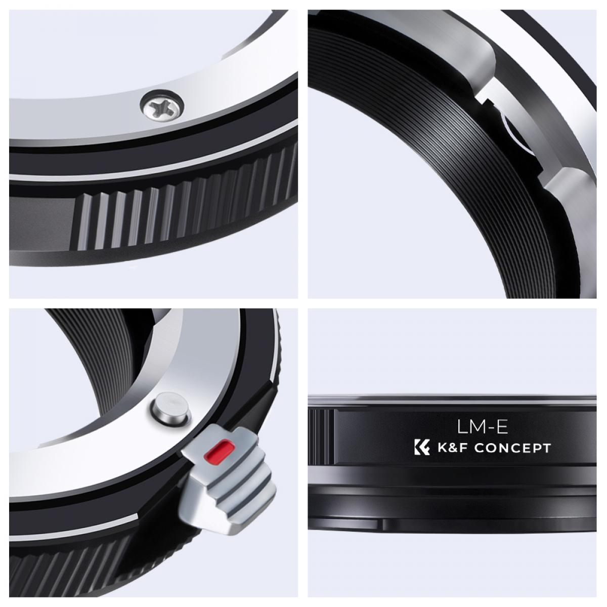 K&F Adapter voor Montage van Leica M lens to Sony E Mount Camera's