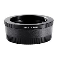 M42 Linser til Nikon Kamera Adapter med optisk glas