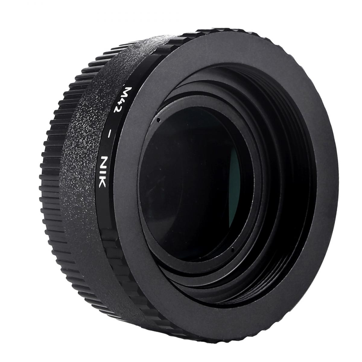 M42 Linser til Nikon Kamera Adapter med optisk glas