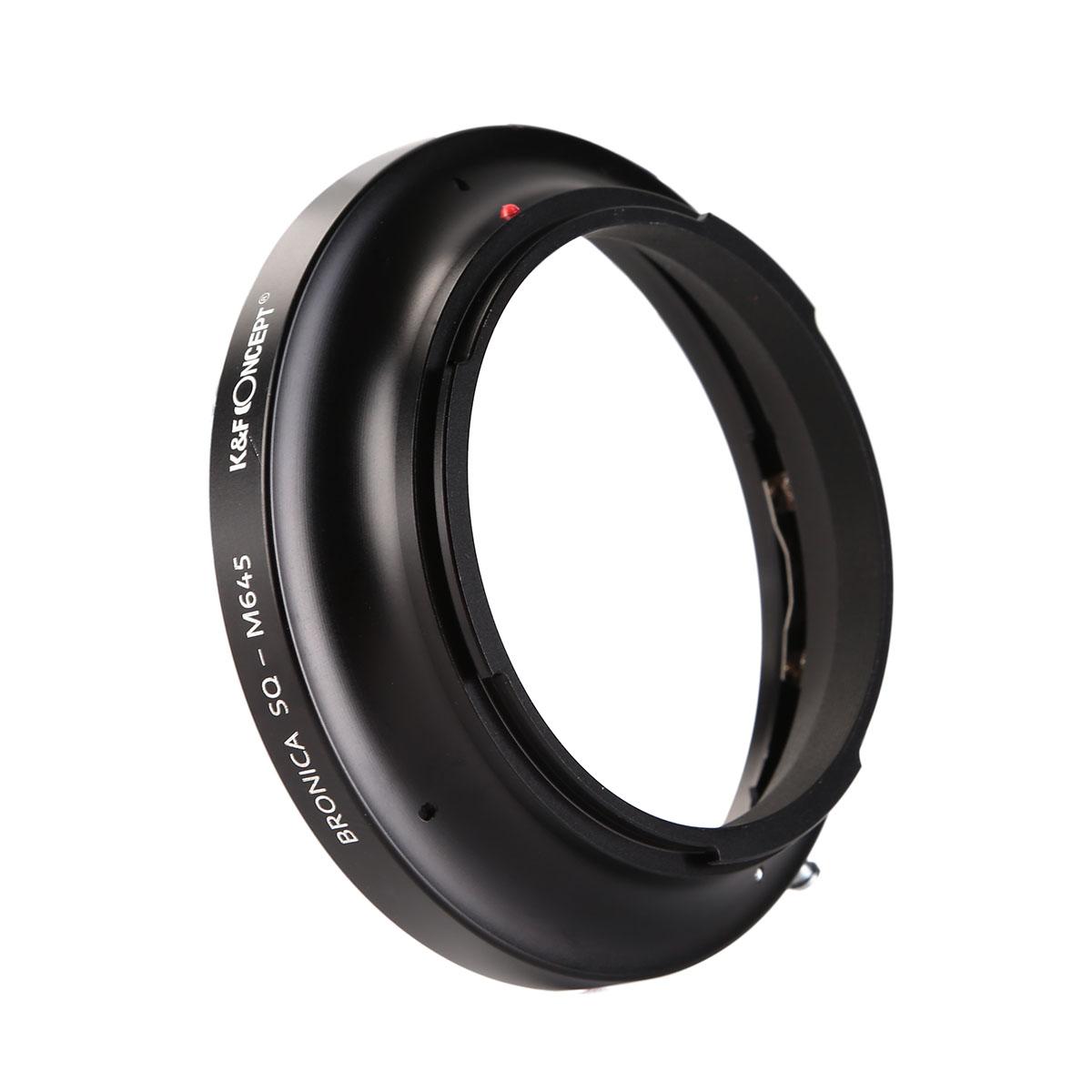 Bronica SQ -objektiivi Mamiya 645 -kiinnityskamerarunkoon K&F-konseptiobjektiivin kiinnityssovitin