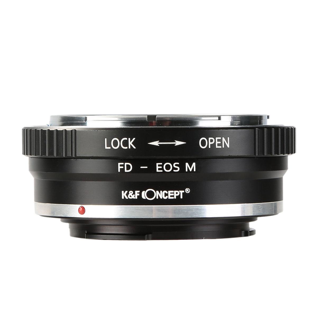 canon ef-eos m mount adapter made of brass and aluminum