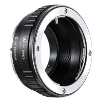 OM til Micro 4/3 Adapter, Manuel Lens Mount Adapter Olympus Zuiko OM Mount Lens til Micro Four Thirds MFT M4/3 Mount Kameraer K&F Concept Lens Adapter