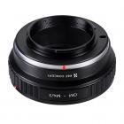 OM til Micro 4/3 Adapter, Manuel Lens Mount Adapter Olympus Zuiko OM Mount Lens til Micro Four Thirds MFT M4/3 Mount Kameraer K&F Concept Lens Adapter
