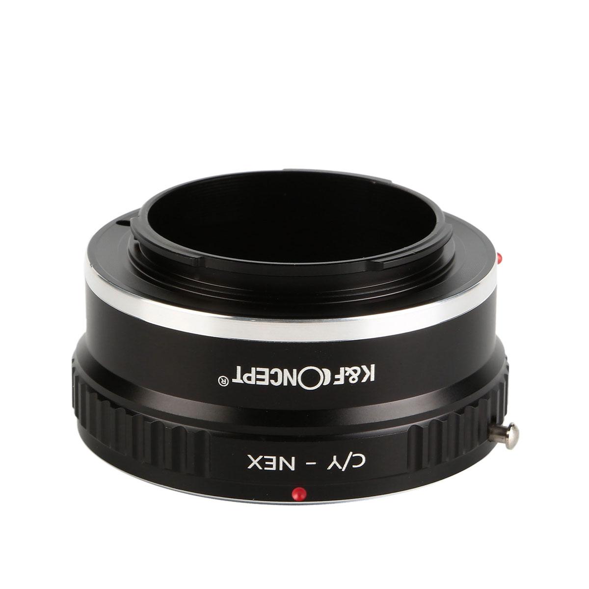 C/Y-NEX Met Statief Bevestiging Lens Adapter Handmatige Focus Compatibele Contax Yashica Lenzen voor Sony E Camera Lichaam