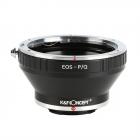 Canon EOS EF Linser to Pentax Q Kamera Adapter med stativ mount