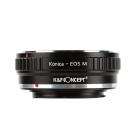 Objektivmonteringsadapter från Konica AR till Canon EOS M – K&F Concept M24141 objektivmonteringsadapter
