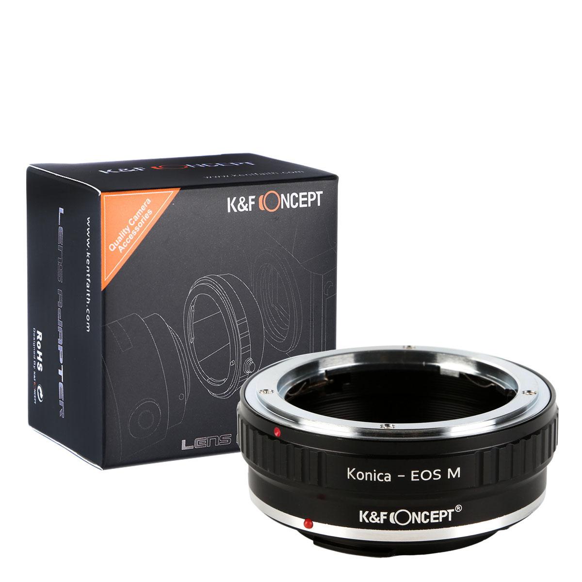 Objektivmonteringsadapter från Konica AR till Canon EOS M – K&F Concept M24141 objektivmonteringsadapter