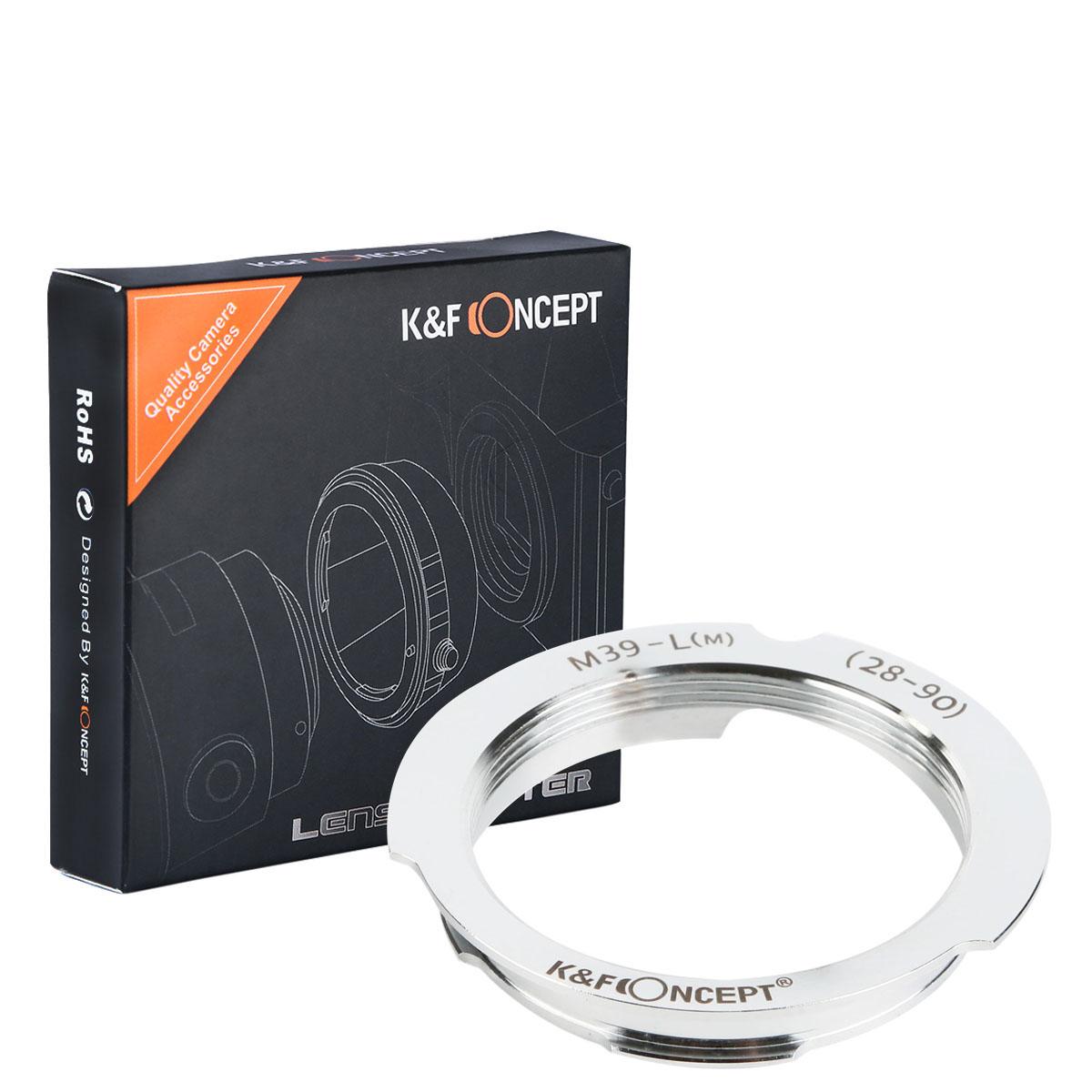 M39 28mm/90mm Objektiv til Leica M Kamera Mount Adapter