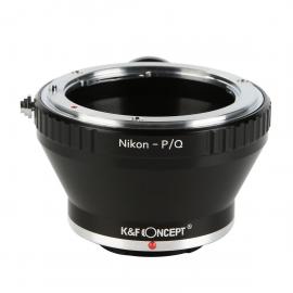 محول تركيب العدسة Nikon F إلى كاميرا Pentax Q