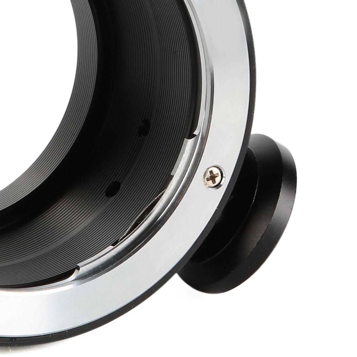 OM-EOS M Adaptador para Objetivo Olympus OM a Montura Canon EOS M con Soporte Trípode, Serie FIX