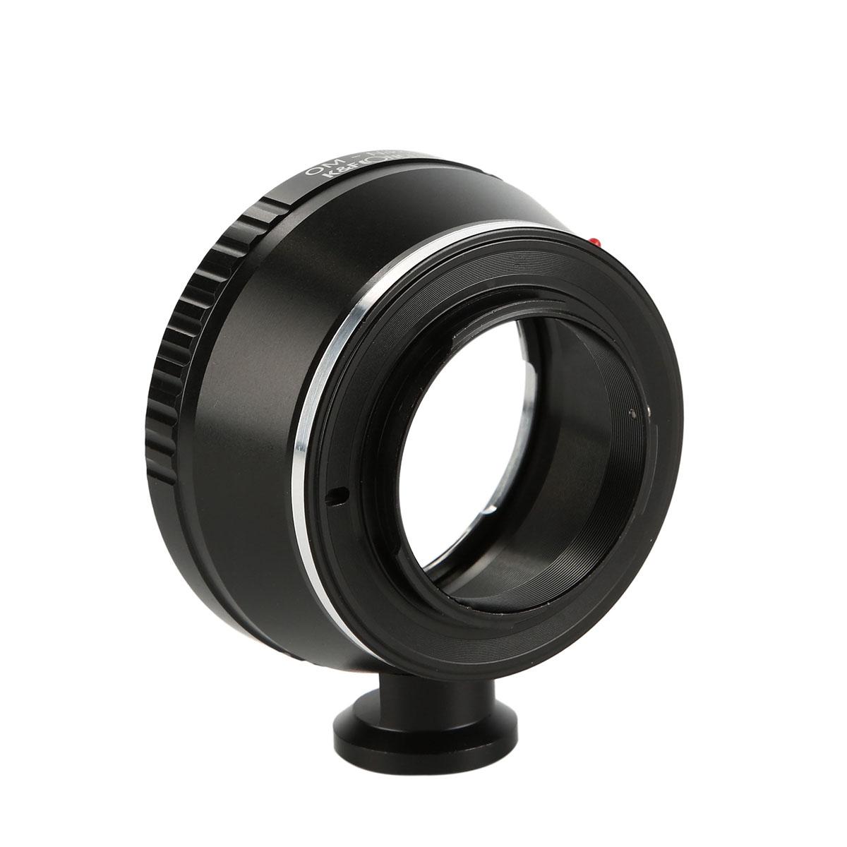 OM-NIK 1 Adaptador para Objetivo Olympus OM a Montura Nikon 1 con Soporte Trípode, Serie FIX