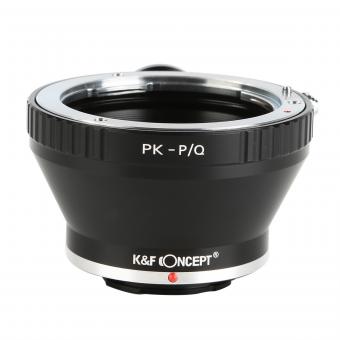 PK-P/Q Adaptador para Objetivo Pentax Serie K a Montura Pentax Q con Soporte Trípode, Serie FIX