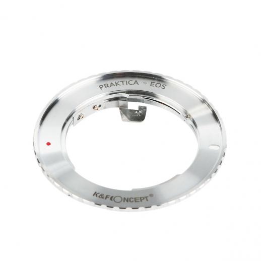 Praktica B -objektiivit Canon EF -kiinnityskamerasovittimeen