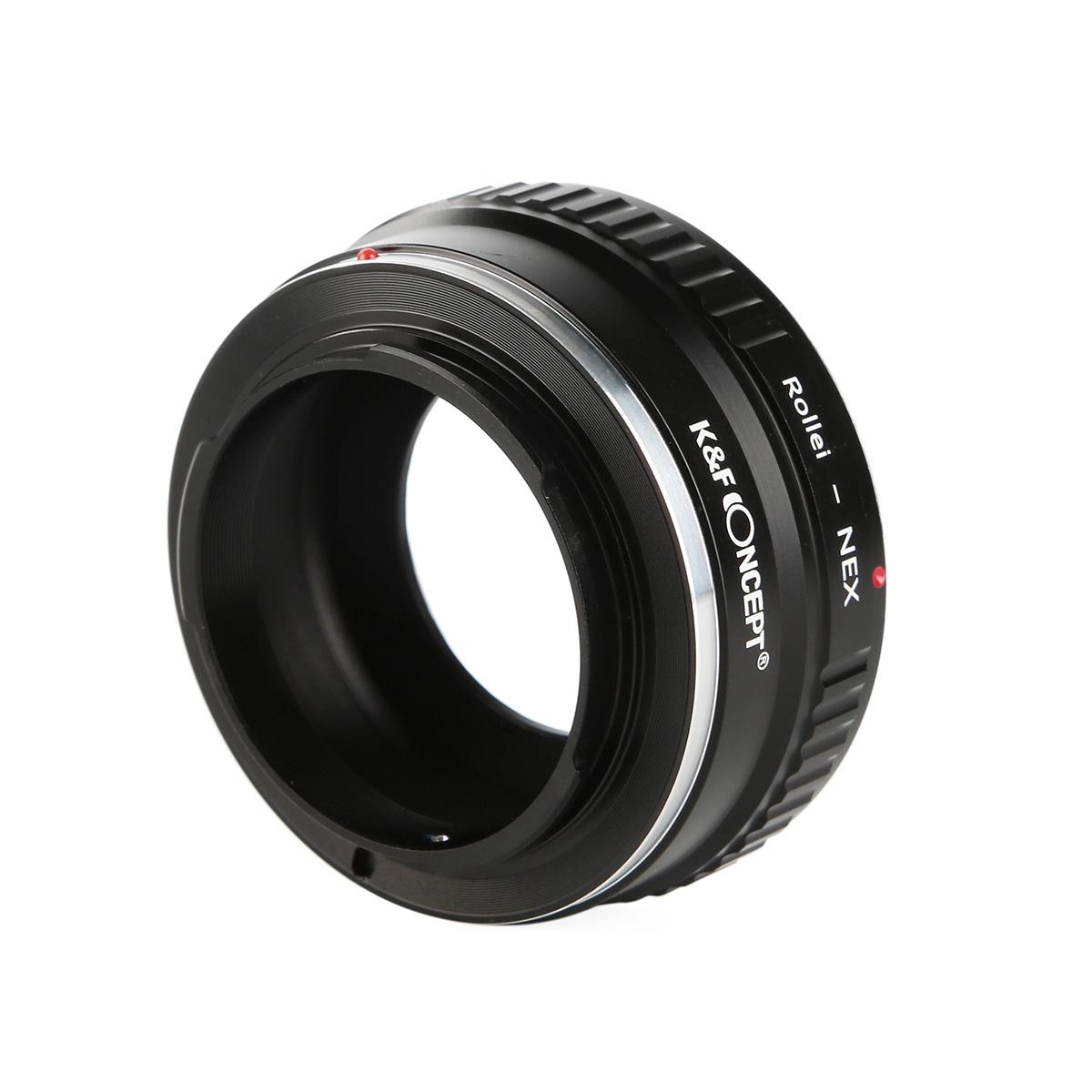 Rollei QBM Lenses to Sony NEX E Mount Camera Adapter