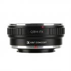 Adaptador Lentes Rollei QBM para corpo Fuji X