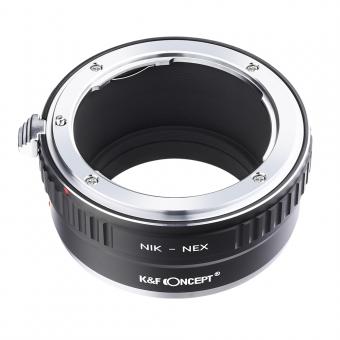 Nikon F Objektiv på Sony E Mount Kamera Koppar Adapter
