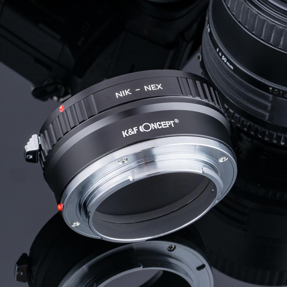 Adapter Nikon F Obiektyw do Sony E Mount Aparat