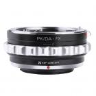 Adattatore per Obiettivi Pentax K/M/A/FA/DA a Fotocamere Fuji X
