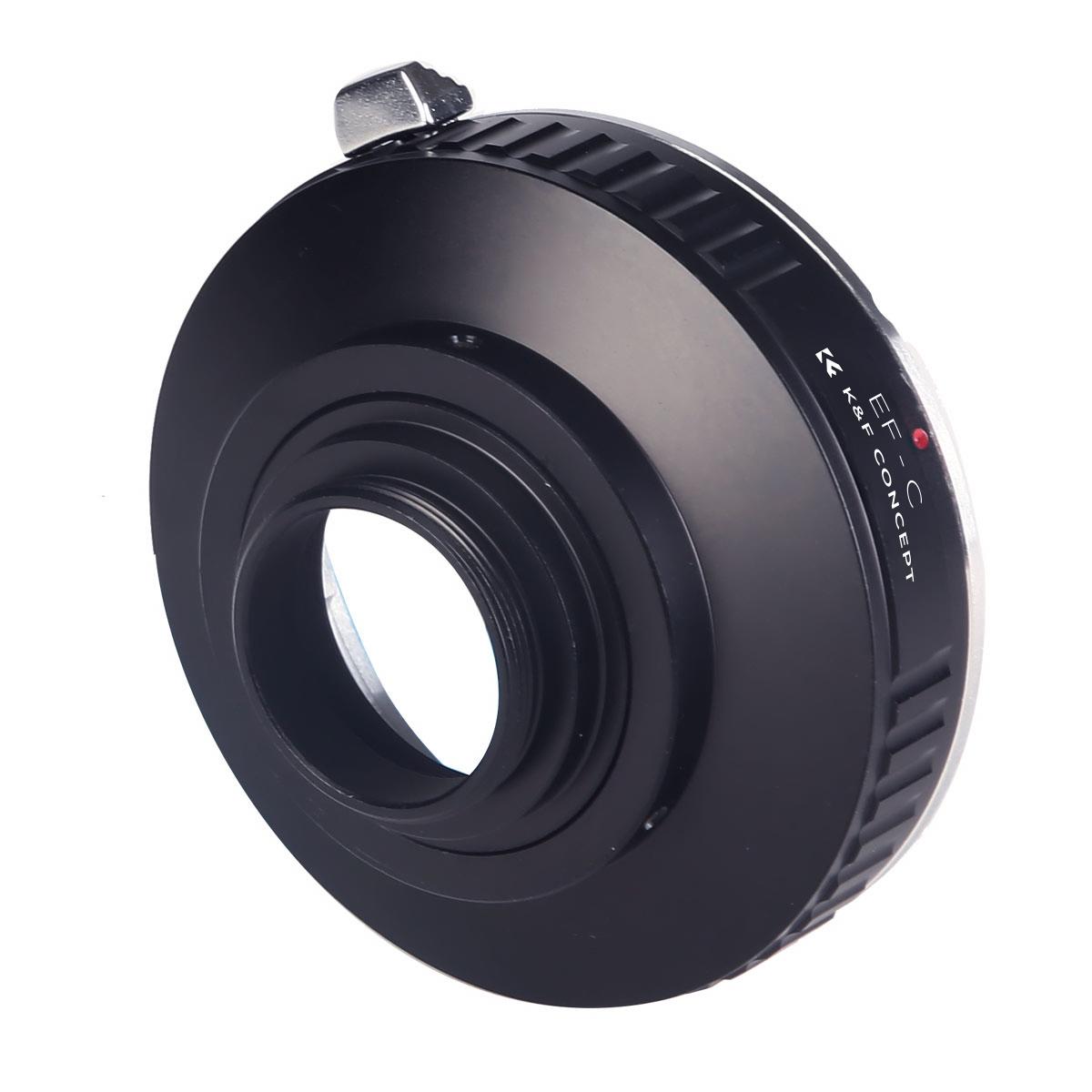 Canon EOS EF Lenses to C Mount Camera Adapter