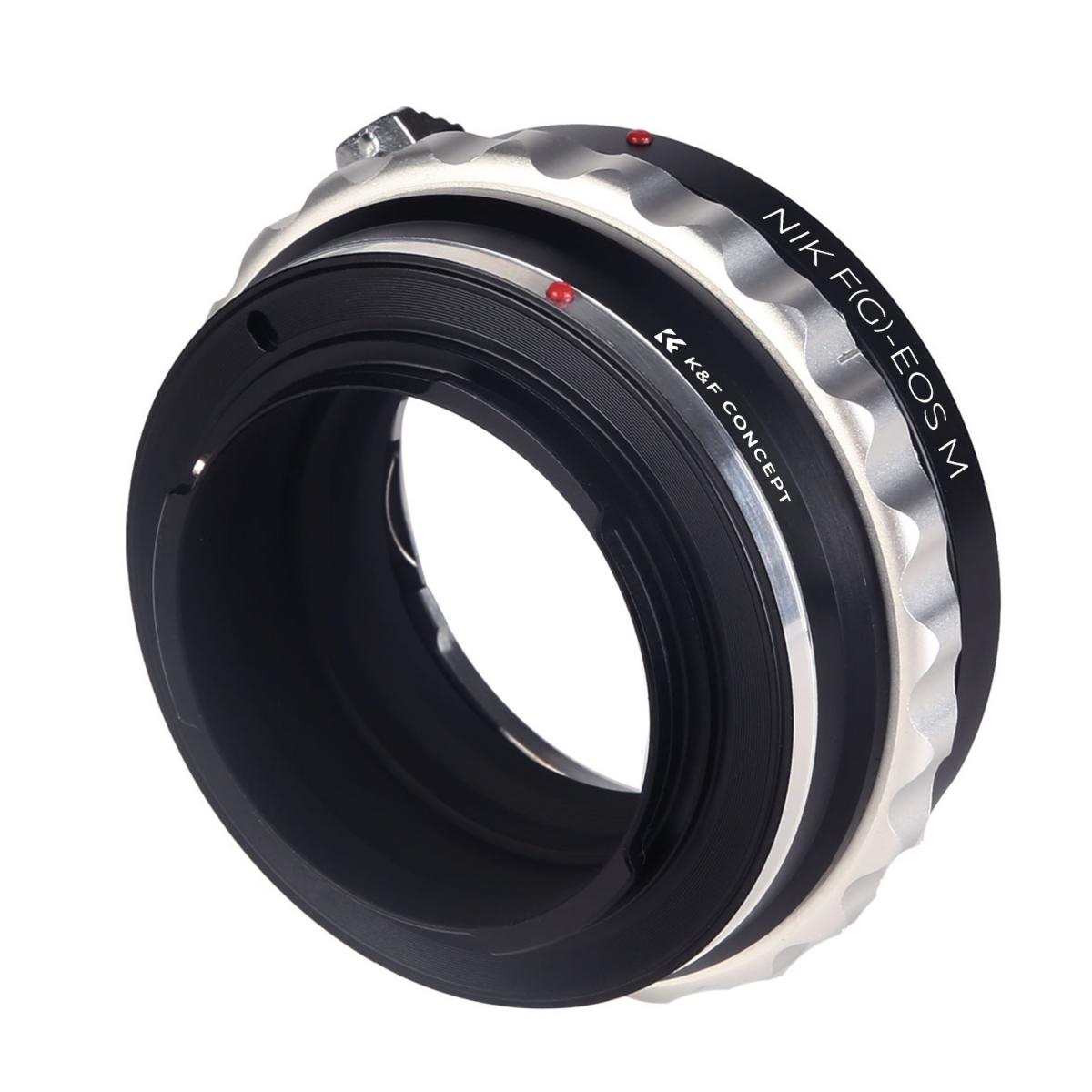 Nikon G/F/AI/AIS/D Lenses to Canon EOS M Mount Camera Adapter