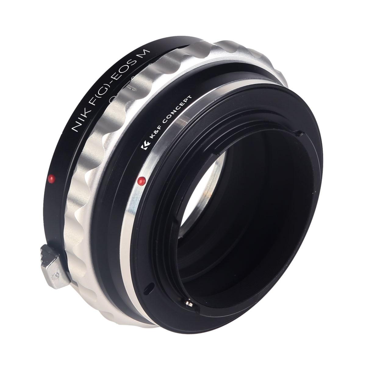Nikon G/F/AI/AIS/D Lenses to Canon EOS M Mount Camera Adapter
