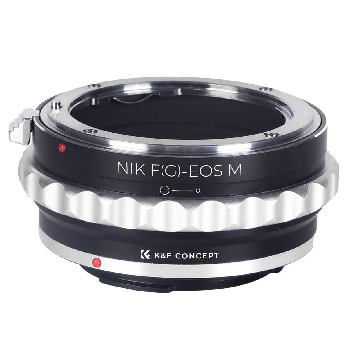 Nikon G/F/AI/AIS/D Lenses to Canon EOS M Mount Camera Adapter