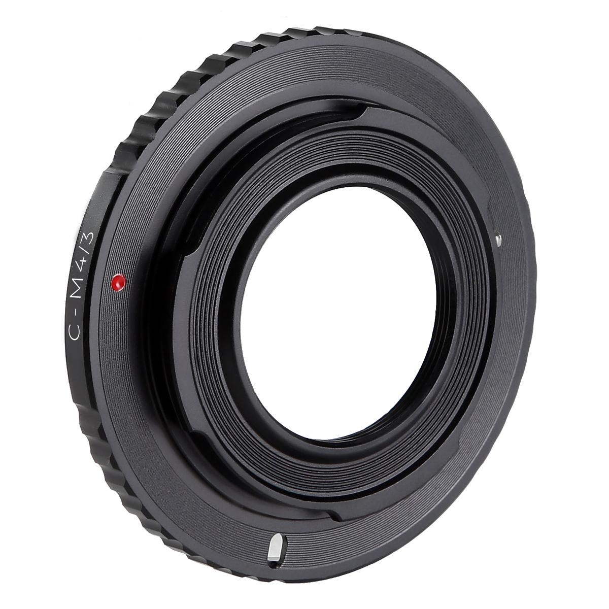 C Mount Lenses to M43 MFT Mount Camera Adapter