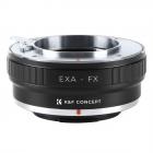 Exakta Linser til Fuji X Mount Kamera Adapter