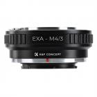 Exakta Linser til M43 Mount Kamera Adapter