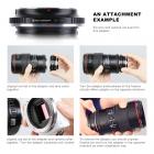 Canon EOS EF Objektiv til Fuji GFX Kamera Adapter